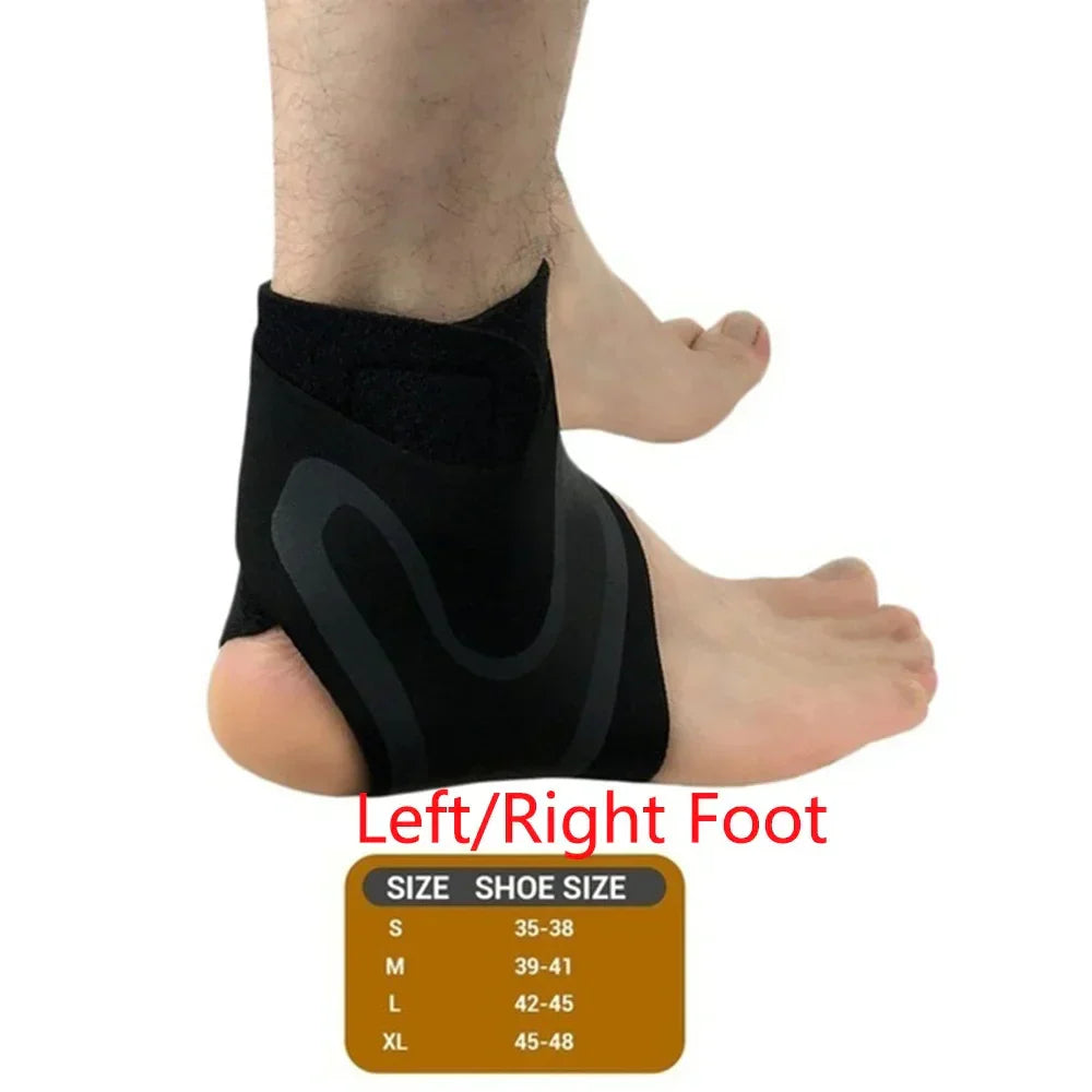 Elastic Ankle Support Strap – Adjustable Brace for Stability & Pain Relief