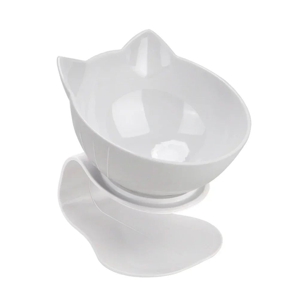 Ergonomic Double Pet Bowl Set – Non-Slip, Raised Stand for Dogs & Cats