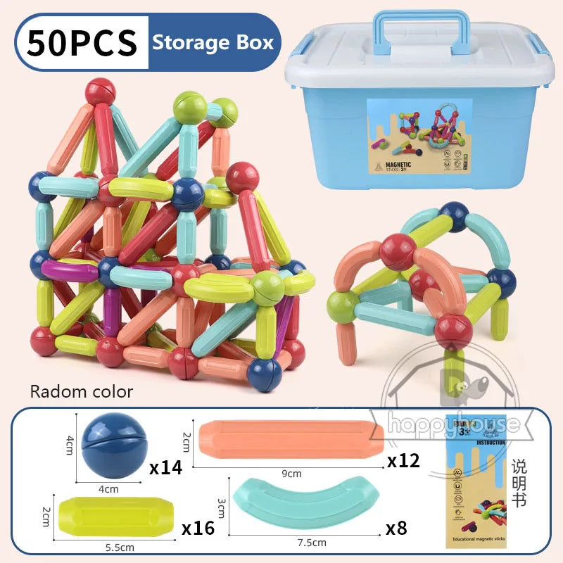 STEM Magnetic Building Toys – Educational Construction Set for Children