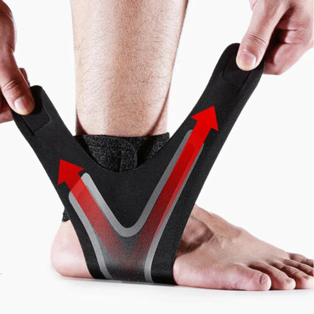 Elastic Ankle Support Strap – Adjustable Brace for Stability & Pain Relief