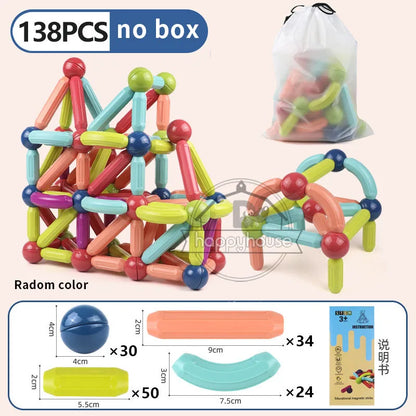 STEM Magnetic Building Toys – Educational Construction Set for Children