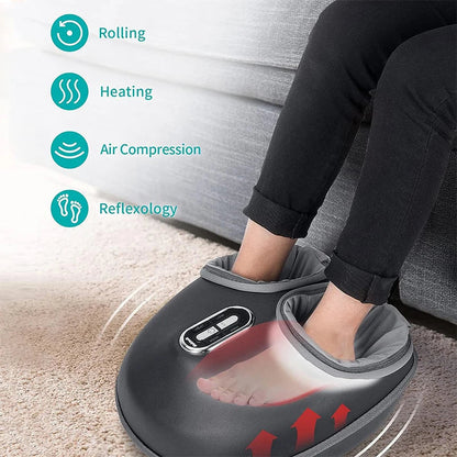 Shiatsu Foot Massager – Deep Knead with Heat & Air Compression