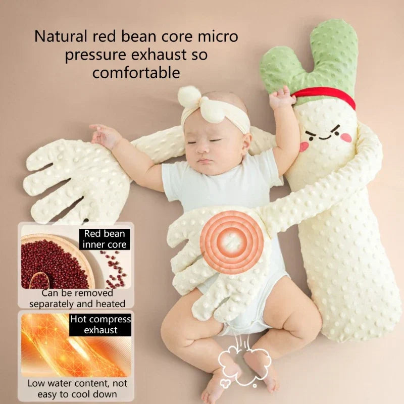 Newborn Sleep Comfort Pillow – Pacifying Sleep Aid with Remote