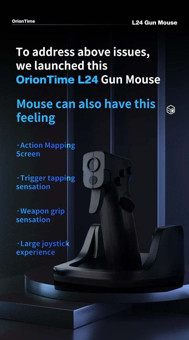 Gun-Style FPS Gaming Mouse
