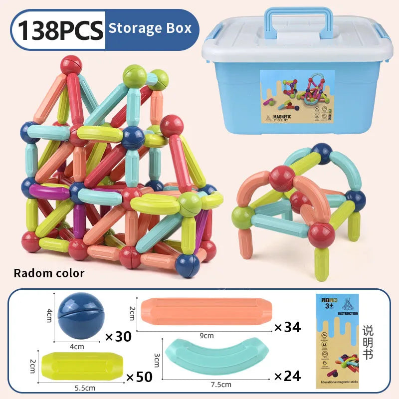 STEM Magnetic Building Toys – Educational Construction Set for Children
