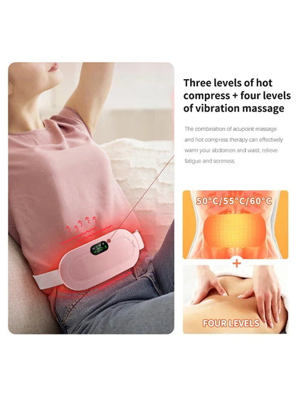 Warm Palace Belt – Heated Abdominal Massager for Cramp Relief