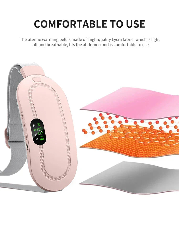 Warm Palace Belt – Heated Abdominal Massager for Cramp Relief